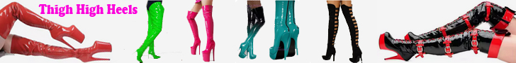 Stripper High Thigh Heels